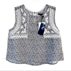 Women’s Sheer Cropped Top S New